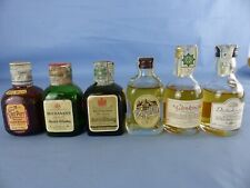 Lot 6 Mignonnettes whisky BUCHANAN'S OLD PARR DALWHINNIE GLENKINCHIE CARDHU 