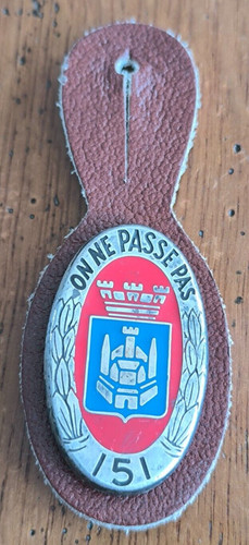 Insigne militaire 151 - insigne, 151°