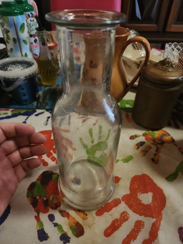 Vase bouteille ancienne en - vase,