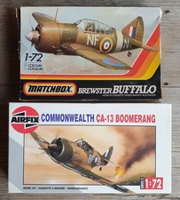 2 KITS 1/72 BREWSTER BUFFALO