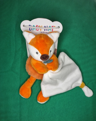 Doudou plat mouchoir pantin - plat/mouchoir,