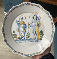 Superbe Assiette Patronymique