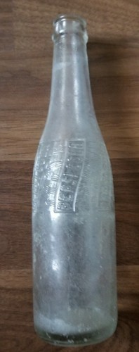 Pepsi cola clear glass bottle - pepsi,