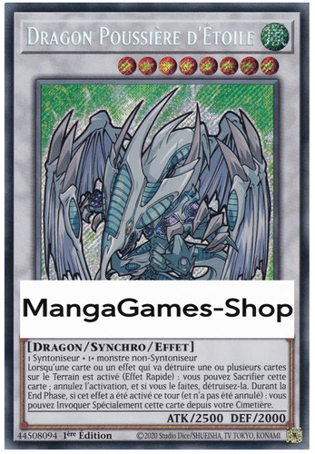 Dragon poussière - yu-gi-oh,
