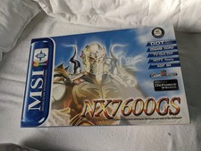 MSI GeForce 7600 GS 256MB AGP 8X Graphics Card In Box (Defect)