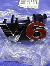 Logo Badge emblème Monogramme Vw V6 Calandre GOLF IV 4 Original 1J6853679EGQF