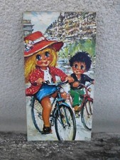 Cadre POULBOT FILLETTE GARCON CYCLES VELO TITI PARISIEN signe MIET