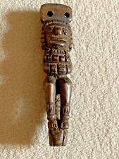 Guatemala - Fronde Maya ( slingshot) - Bois sculpté - Figure Maya