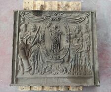 Ancienne plaque de cheminée