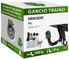 Attelage Fixe pour Mercedes ML