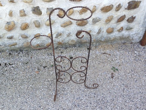 Ancien support pot - de, fleur