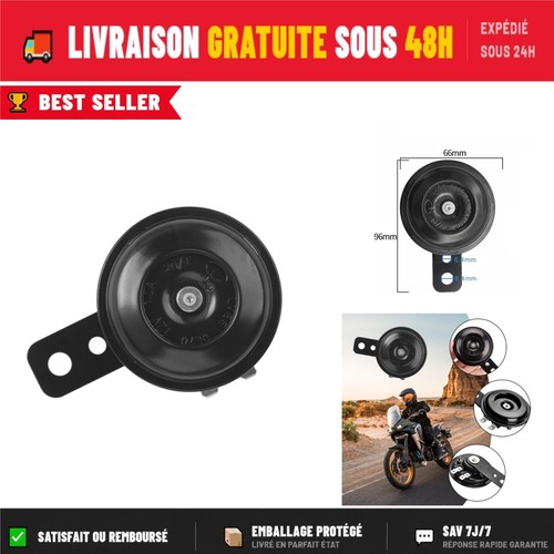 Klaxon moto 12v universel - klaxon,