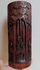 Rince pinceaux en bambou