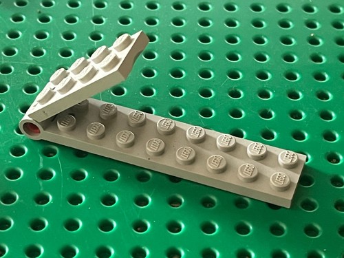 Lego oldgray hinge plate - plate, réf