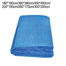 Housse de piscine bleue