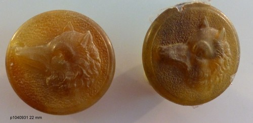 Bouton chasse venerie 22 mm - bouton,