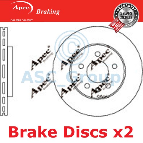 Apec braking 256mm ventilé - 2x,