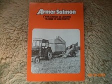 BROCHURE  PUBLICITAIRE   ARRACHEUSE DE LEGUMES  ARMER SALMON