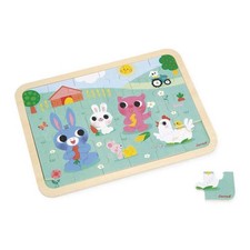 Puzzle en bois Janod À la