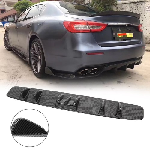 Carbon style rear bumper - carbon,