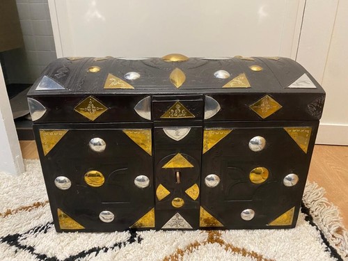 Coffre rangement artisanal - coffre,