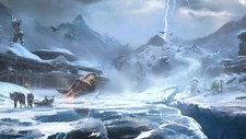 toile tableaux  monde de glace