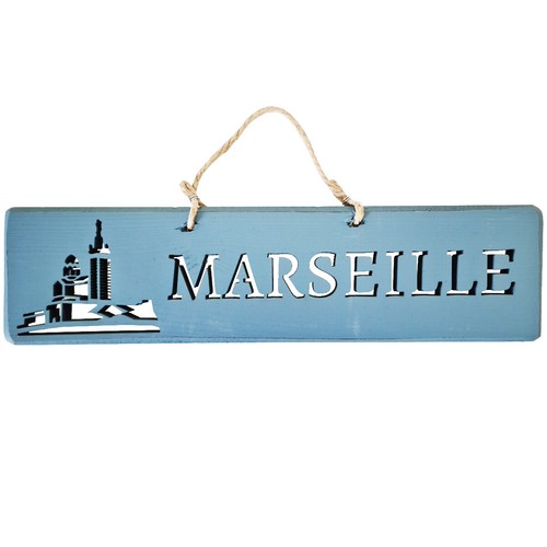 Plaque décorative bois - décorative, en