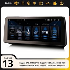 12,3” IPS CarPlay Android 14 GPS Navi Autoradio BMW Série 3 E90 E91 E92 E93 CCC