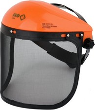 CASQUE FORESTIER DEBROUSSAILLAGE AVEC GRILLAGE DE PROTECTION RELEVABLE