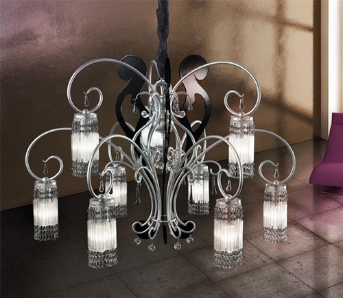 Lustre suspendu classique avec - suspendu,