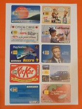 LOT N° 2 - 10 CARTES