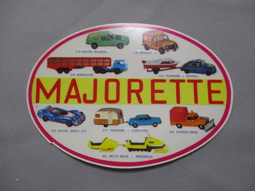 Z873 majorette autocollant - z873,