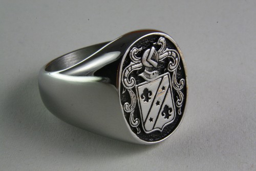 Bague blason liliens - de,