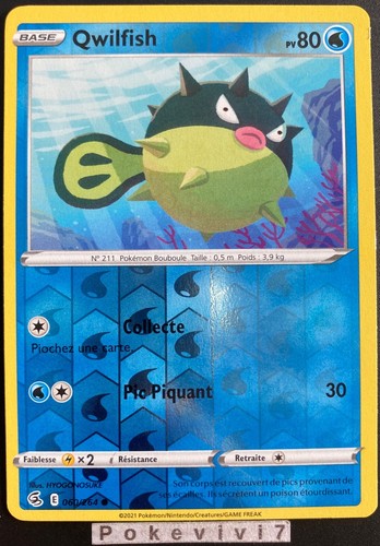 Carte pokemon qwilfish 060 264 - pokemon, 060/264