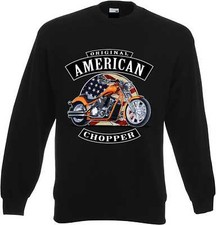 Sweat en Noir Honda Chopper-&