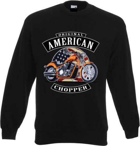 Sweat noir honda - honda, chopper-&