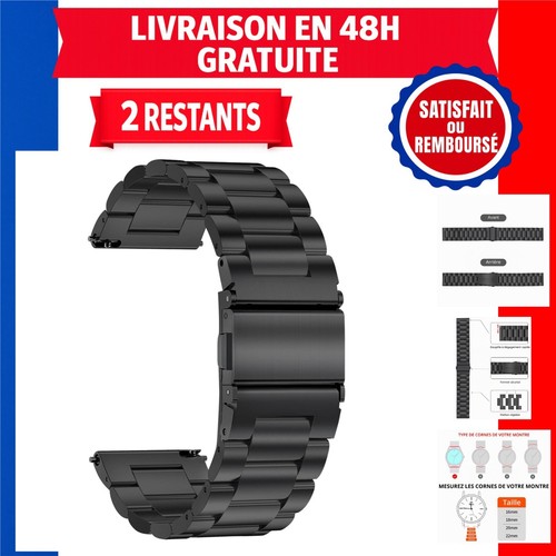 Bracelet montre métal - de,