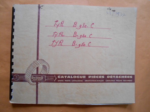 Catalogue pièces détachées - catalogue,