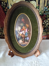 Cadre Oval Peinture Fixé Sous