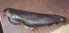 Rare selle cuir ancien - rare,
