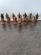  KINDER  lot de 14   figurines en métal des années  1980/90