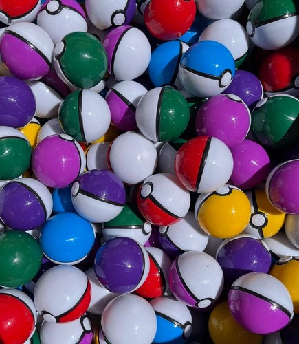 6cm empty pokeballs - 6cm,