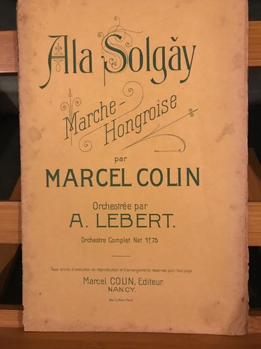 Marcel colin ala - ala, marche