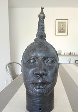 Tête en bronze d'un dignitaire du royaume d'Ifé, Nigeria-Bénin