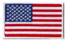 Ecusson patche Etats Unis patch drapeau Américain US USA à coudre