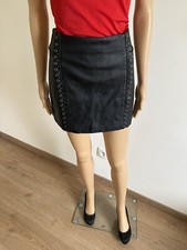 Jupe noire en simili cuir