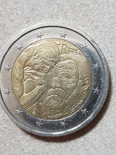 Piece euros rodin - 2,