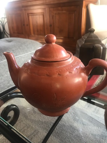 Théière chinoise terre cuite - théière,