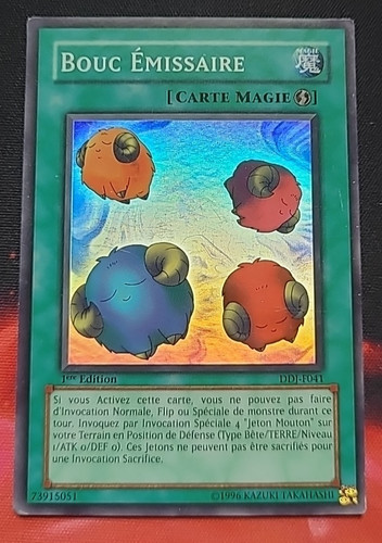 Yugioh bouc emissaire 1st - bouc,