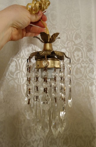 Hanging lily mini swag lamp - lily,